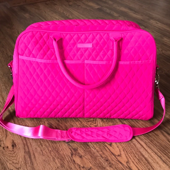 Vera Bradley Handbags - PRICE FIRM Vera Bradley Weekender Bag - Pink